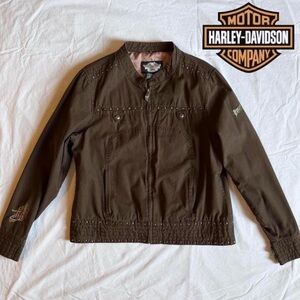 Brown Harley Davidson Jacket